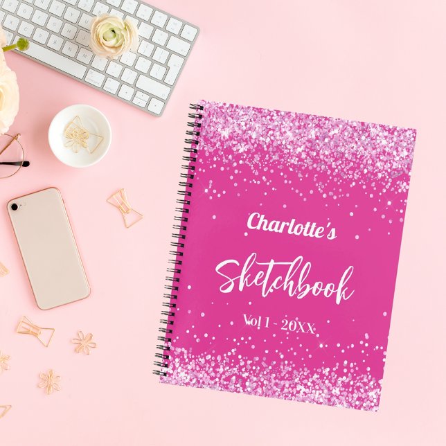 Cuaderno Chica de confeti rosa picante de Sketchbook (Subido por el creador)