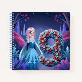 Cuaderno Chica De Cumpleaños A Los 9
