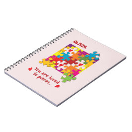 Cuaderno Chica de cumpleaños rompe el amor a las piezas