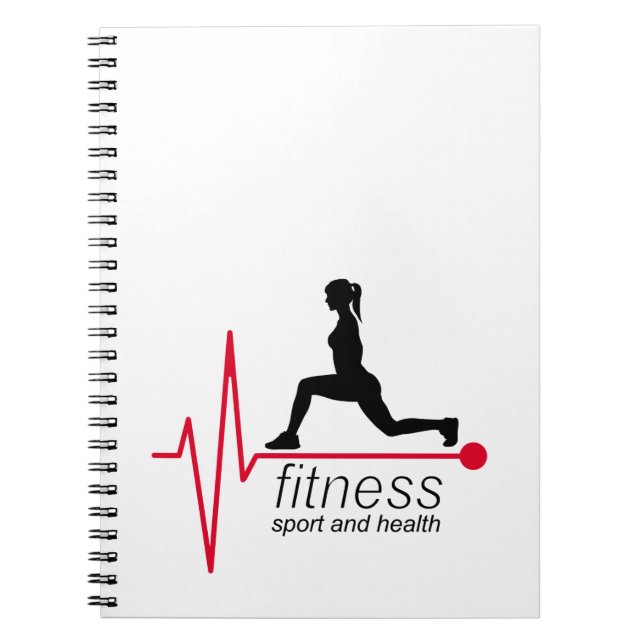 Cuaderno Chica de fitness (Frente)