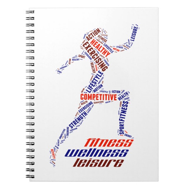 Cuaderno Chica de fitness (Frente)