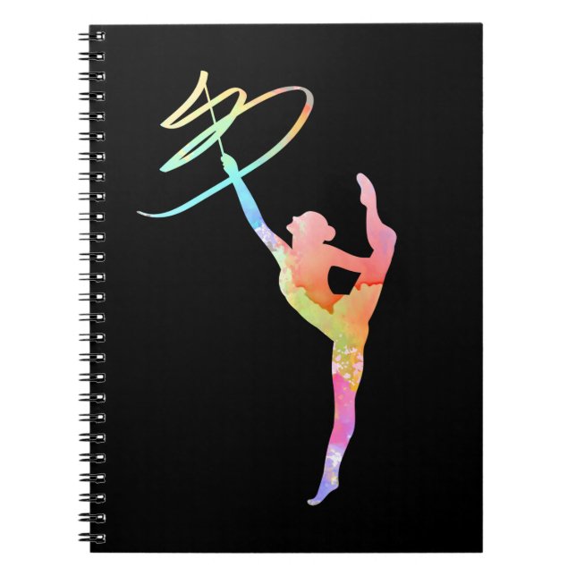Cuaderno Chica de Gimnasia Rítmica Colorida (Frente)