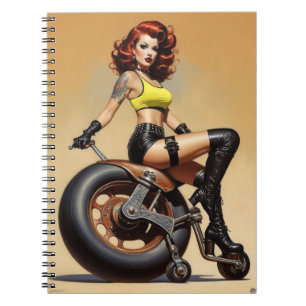Cuaderno Chica de Gothic Roller Derby