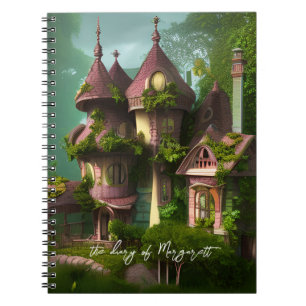 Cuaderno Chica de Ilustracion de cuento de hadas vuelve a l