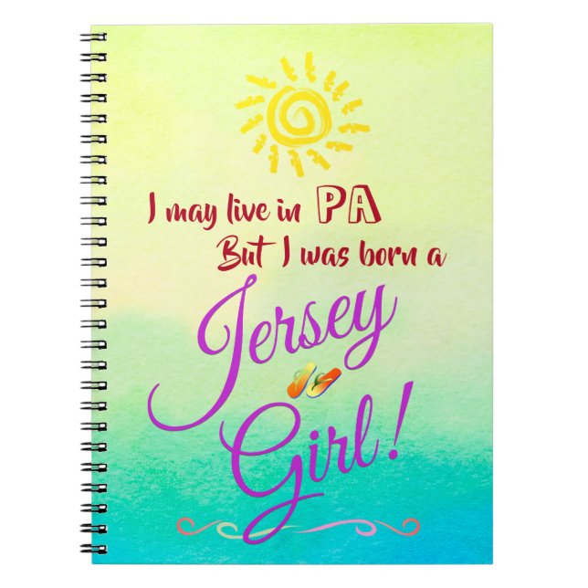 Cuaderno Chica de Jersey de una vez y siempre (Frente)