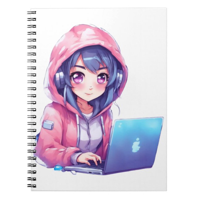 Cuaderno Chica de Kawaii (Frente)