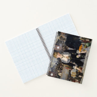 Cuaderno Chica de la camarera victoriana en Folies Bergere,