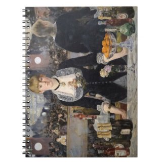 Cuaderno Chica de la camarera victoriana en Folies Bergere,