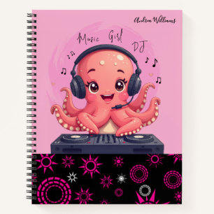 Cuaderno Chica de la Música, Pulpo Feliz Sonriente DJ