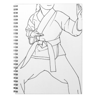 Cuaderno Chica de los artes marciales