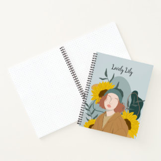 Cuaderno chica de luz solar