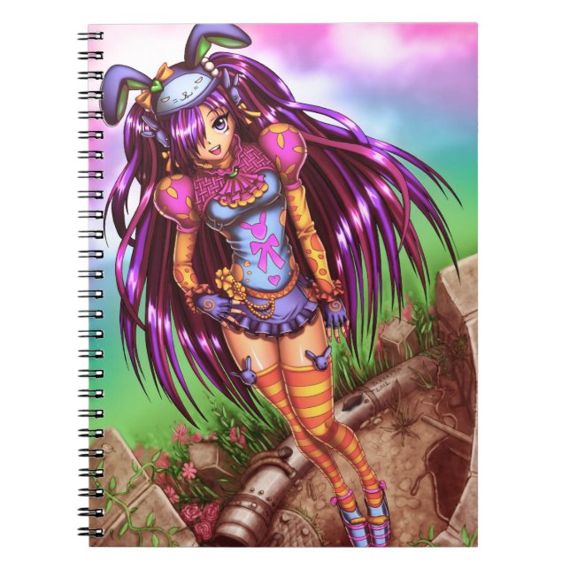 Cuaderno Chica de moda japonesa Anime (Frente)