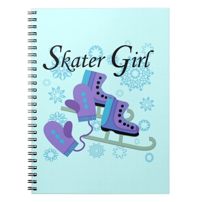 Cuaderno Chica de patinaje (Frente)