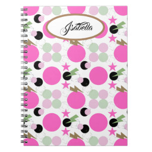 Cuaderno Chica de potencia gráfica geométrica
