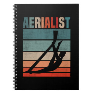 Cuaderno Chica de sedas aéreas Retro Acrobat