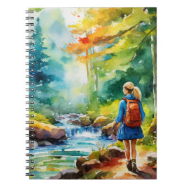 Cuaderno Chica de senderismo