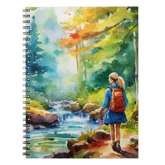 Cuaderno Chica de senderismo (Frente)