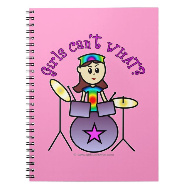 Cuaderno Chica de tambor ligero (Frente)
