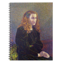 Chica de verde (por Theo van Rysselberghe)