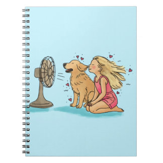 Cuaderno Chica del Abanico Dorado