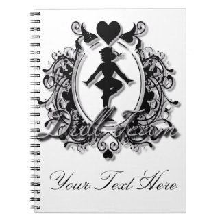 Cuaderno Chica del equipo de perforación en un marco del