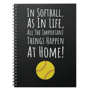 Cuaderno Chica del equipo de Softball Gift Ideas Fastpitch