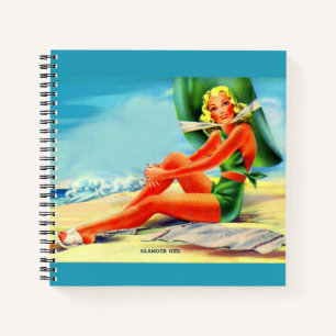 Cuaderno chica del glamour de los años 1940