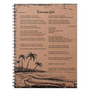 Cuaderno Chica del tesoro por Corey Toomey - Poema de amor 