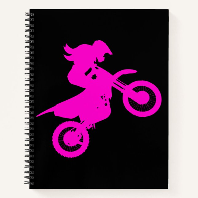 Cuaderno Chica Dirt Bike (Anverso)