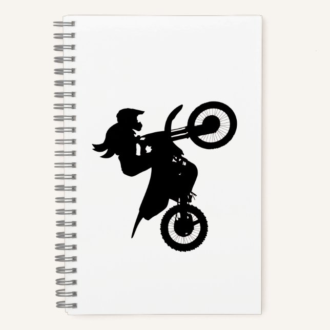 Cuaderno Chica Dirt Bike (Anverso)