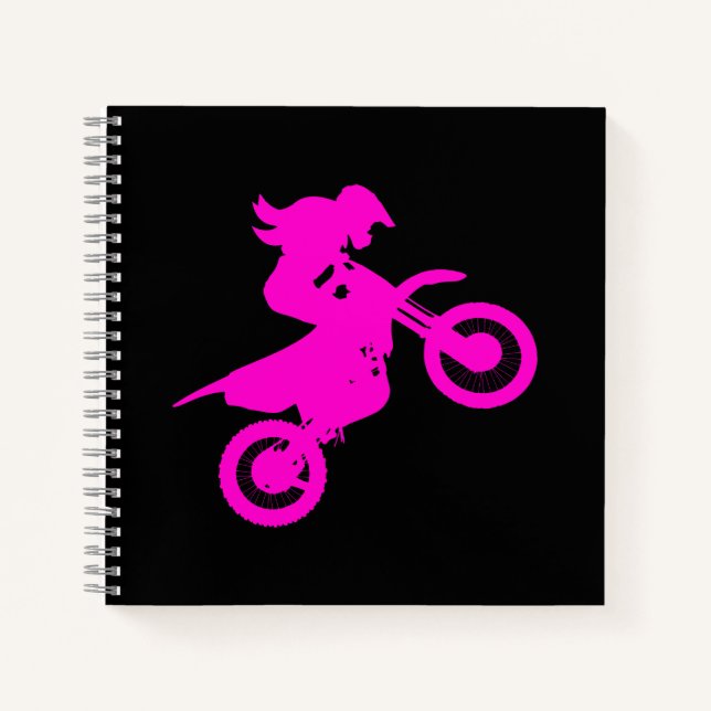 Cuaderno Chica Dirt Bike (Anverso)