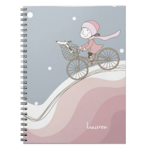 Cuaderno Chica en bicicleta