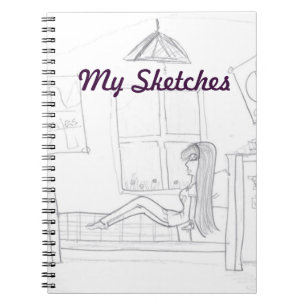 Cuaderno Chica en libro del bosquejo del sitio