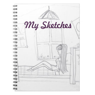 Cuaderno Chica en libro del bosquejo del sitio