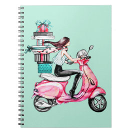Cuaderno Chica en Scooter