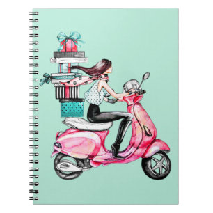 Cuaderno Chica en Scooter