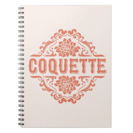 Cuaderno Chica estético de coqueta rosa
