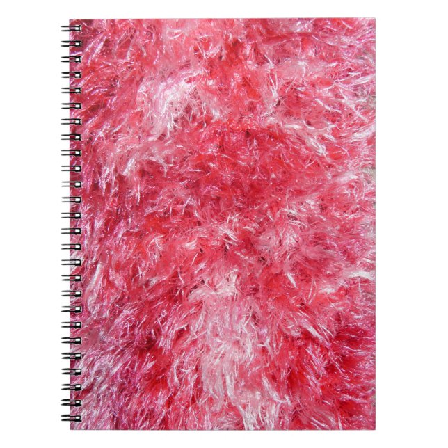 Cuaderno Chica femenino - piel de imitación rosada (Frente)