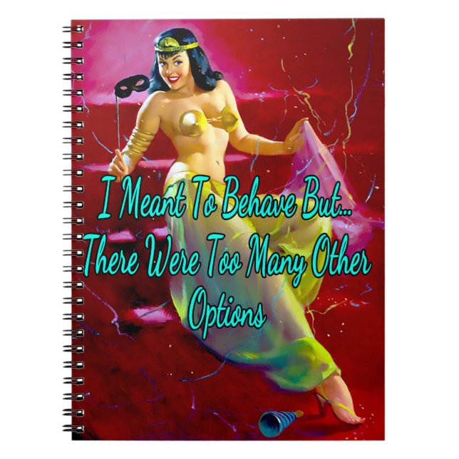 Cuaderno chica Fiesta del decenio de 1950 por Gil Elvgren (Frente)