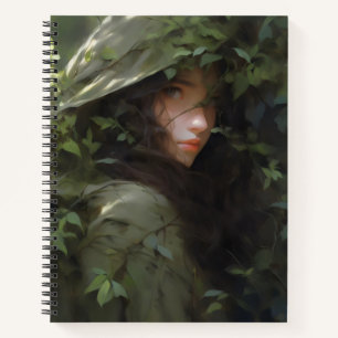 Cuaderno Chica forestal Anime Woman