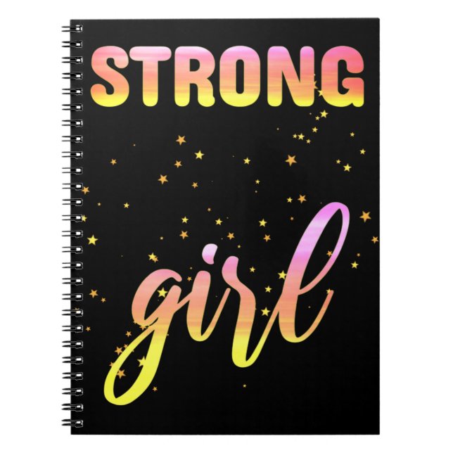 Cuaderno Chica fuerte Pastel Star (Frente)