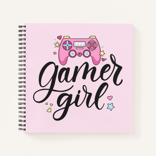 Cuaderno Chica Gamer (Anverso)