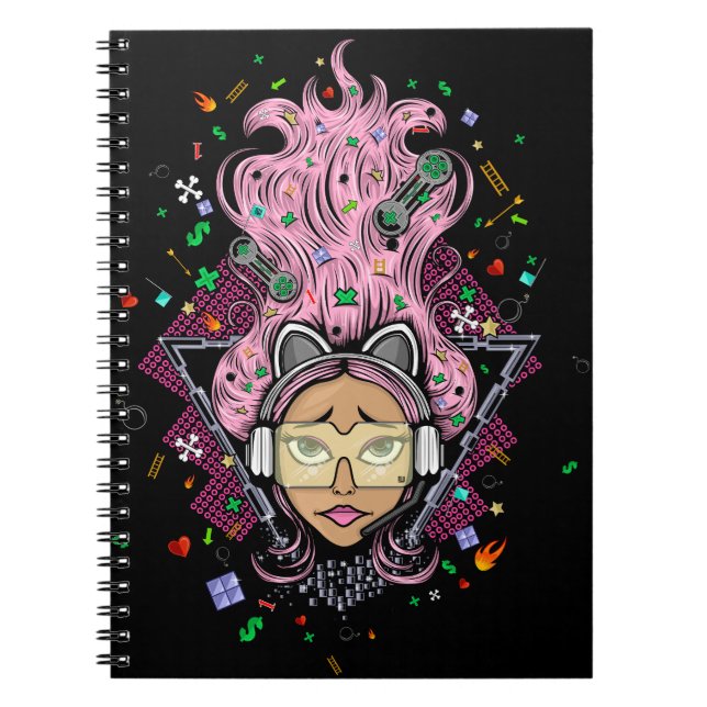Cuaderno Chica Gamer (Frente)