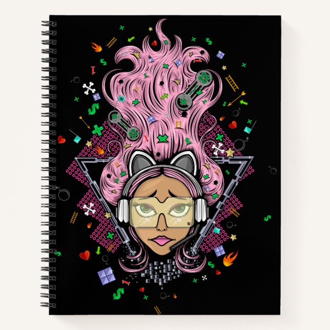 Cuaderno Chica Gamer (Anverso)
