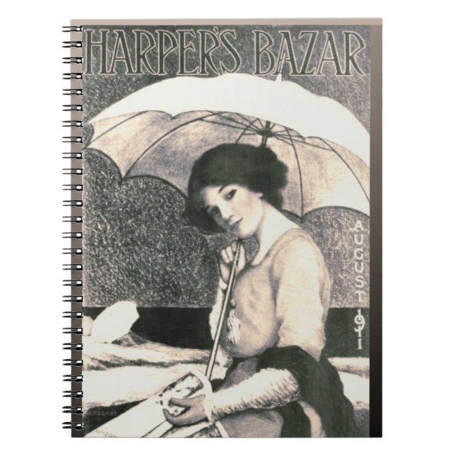 Cuaderno Chica Gibson con portada de la revista Umbrella 19 (Frente)