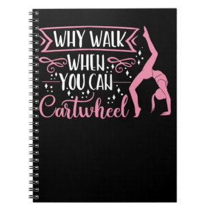 Cuaderno Chica Gimnásica Cartonera Mujeres Baile Acrobático