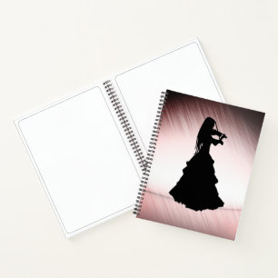 Cuaderno Chica gitano toca violín