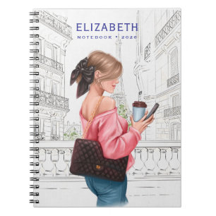 Cuaderno Chica Guapa con Café en París