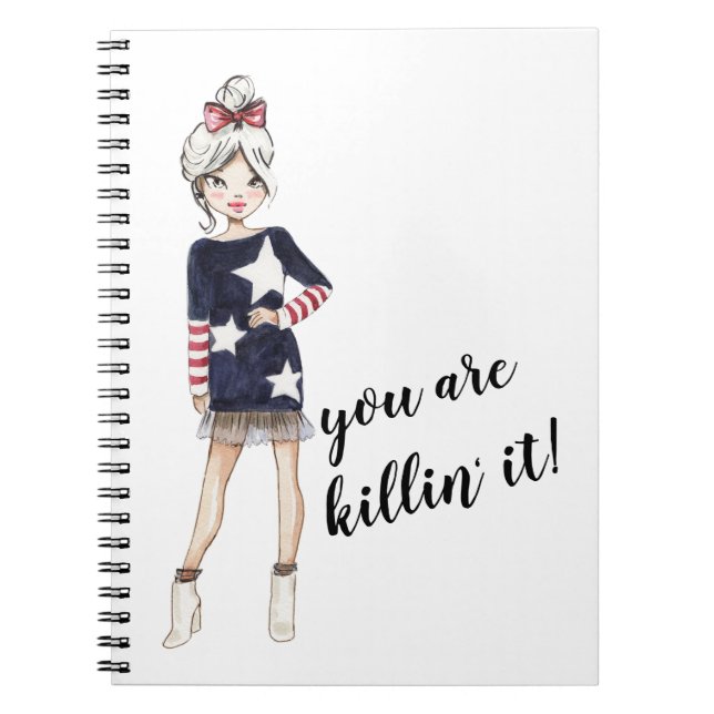 Cuaderno chica jefe planificador (Frente)