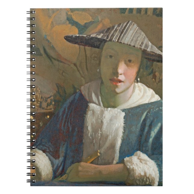 Cuaderno Chica joven con una flauta, c.1665-70 (Frente)